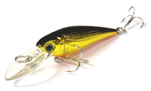 Воблер Lucky Craft Bevy shad 50 F 0006 080* black gold  - фото 1