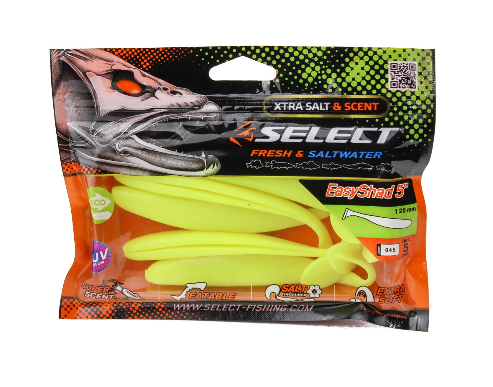 Приманка Select Easy Shad 5" цв. 045 уп 5шт - фото 1