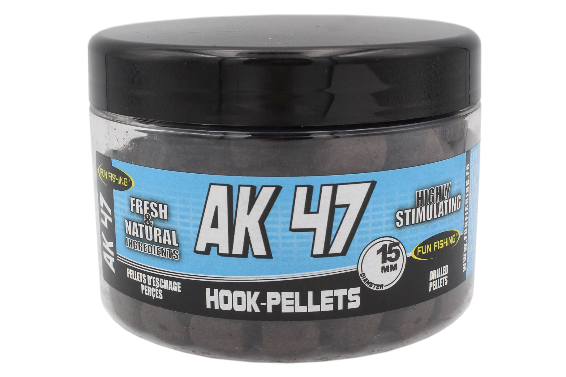 Пеллетс Fun Fishing AK 47 Hook Pellets насадочный 15мм 250г - фото 1