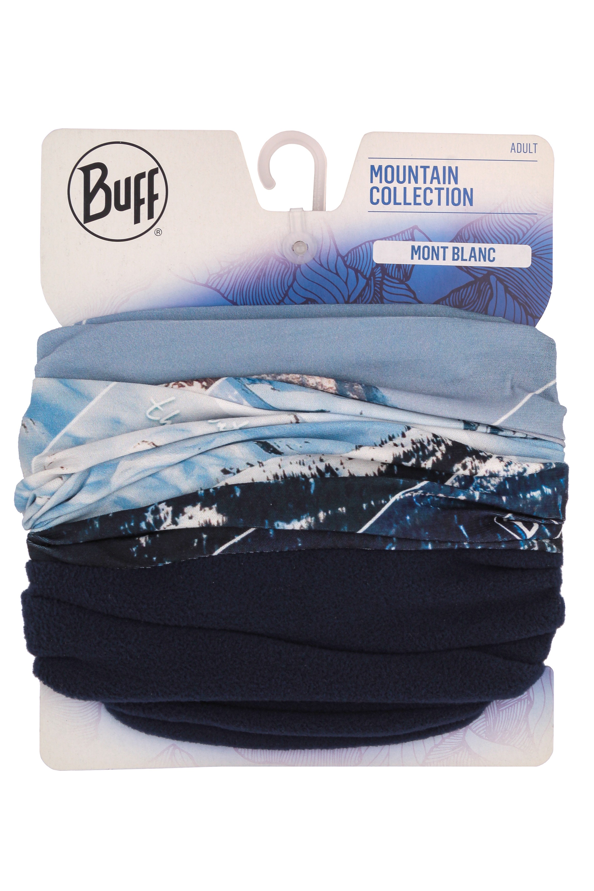 Бандана Buff Mountain collection polar M-Blank blue - фото 1