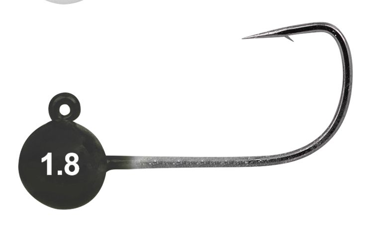 Джиг-головка SPRO FreeStyle Tungsten Micro Jig29 Black 1,8 гр №1 - фото 1