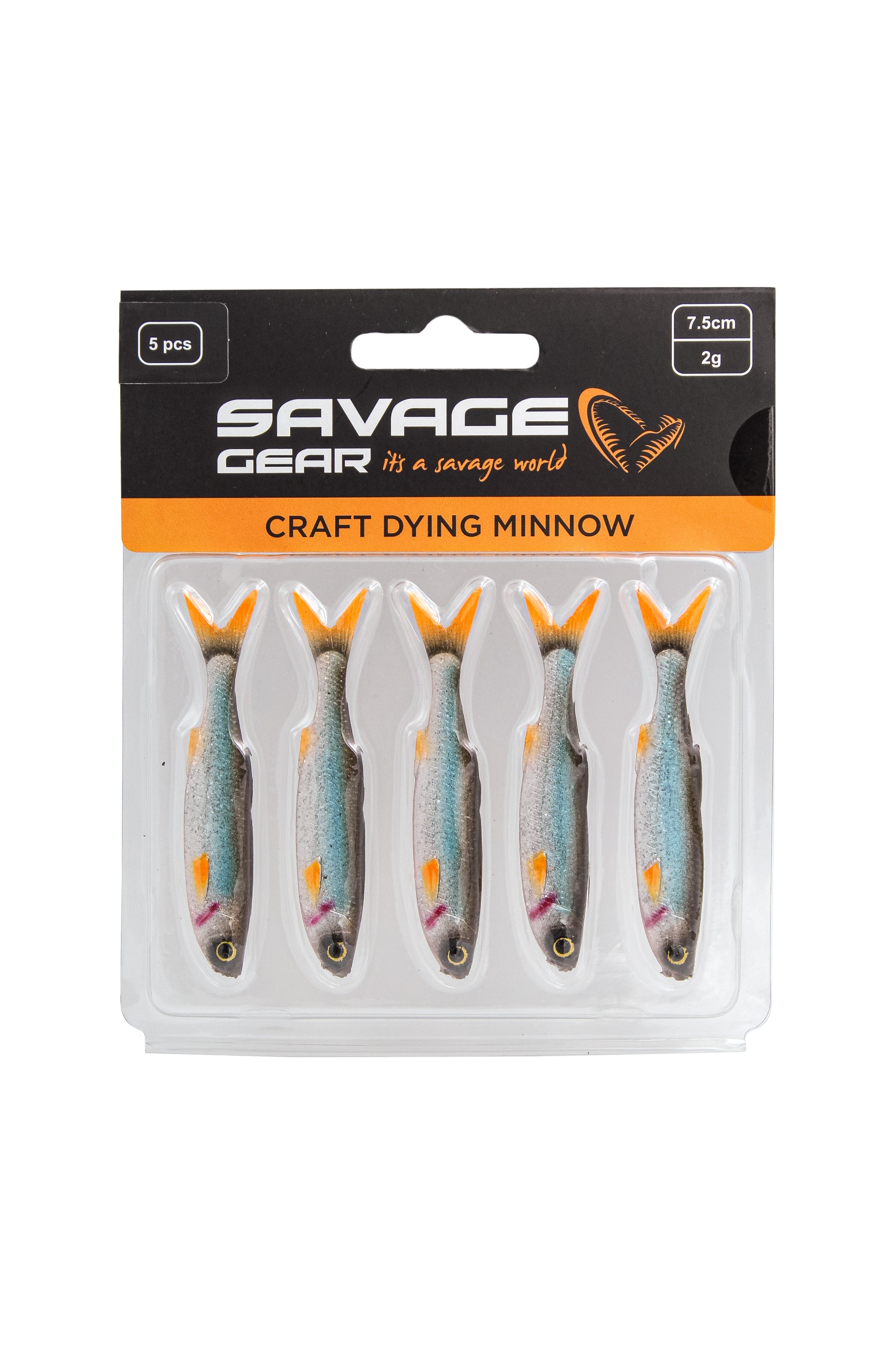 Приманка Savage Gear Craft dying minnow 7,5см 2,0гр roach 5шт - фото 1