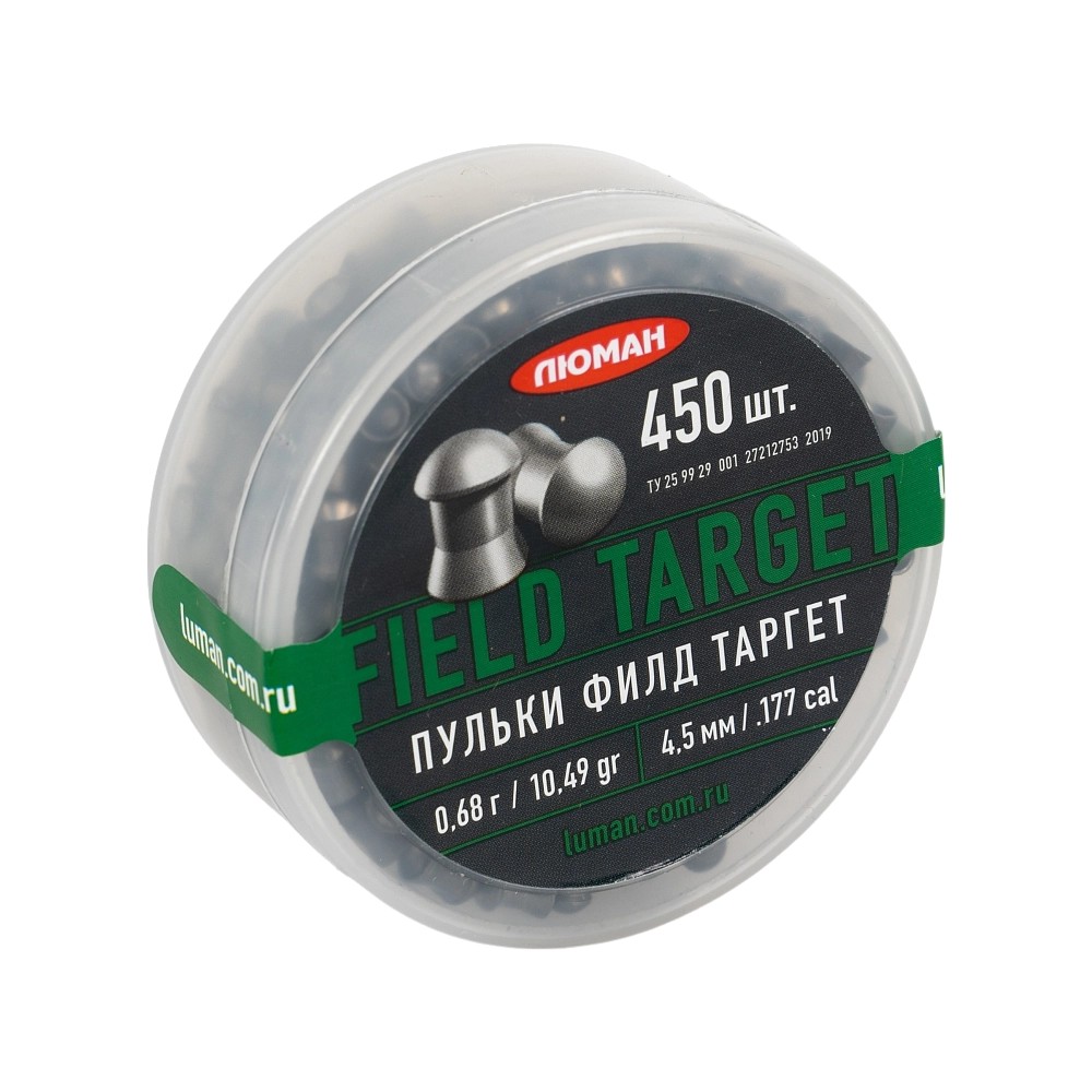 МП Пуля пневм. "Field Target", 0,68 г. 4,5 мм. (450 шт.) (36 в упаковке) - фото 1
