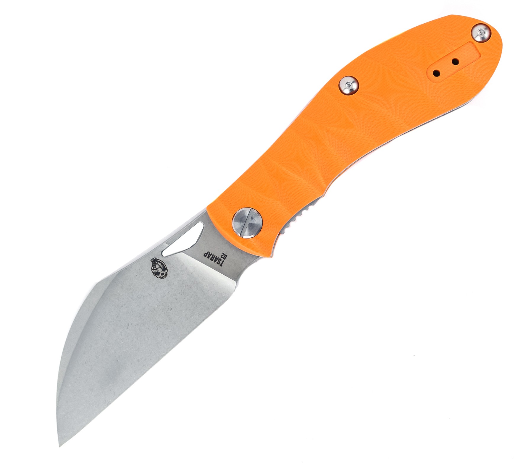 Нож Brutalica Tsarap D2 orange handle складной