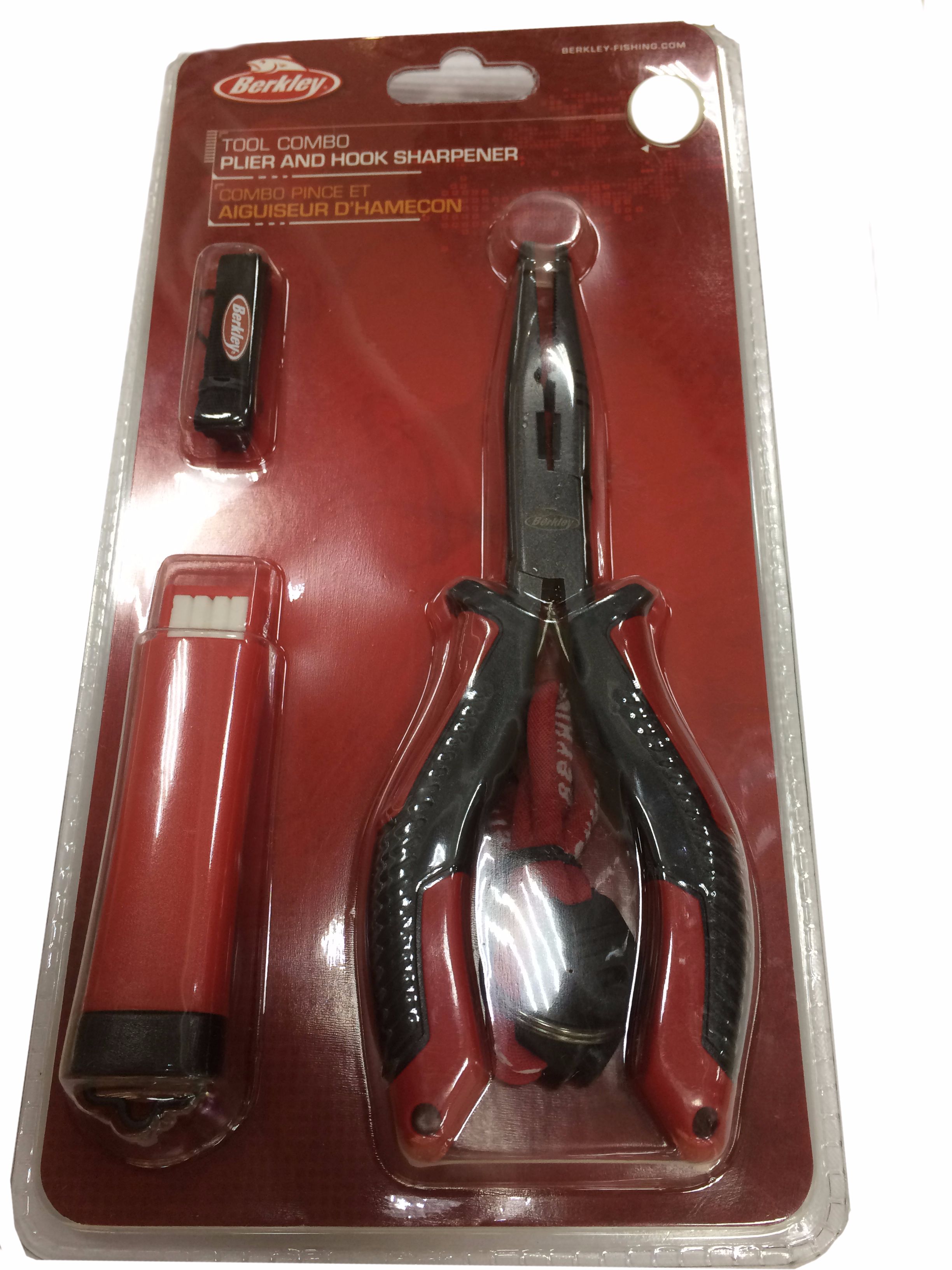 Набор инструментов Berkley FishiGear toolcombo plier&hook sharpener - фото 1