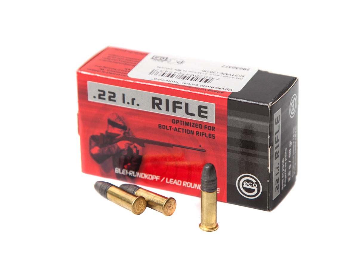 Патрон 22 LR Geco Rifle 2,6гр 1/50 - фото 1