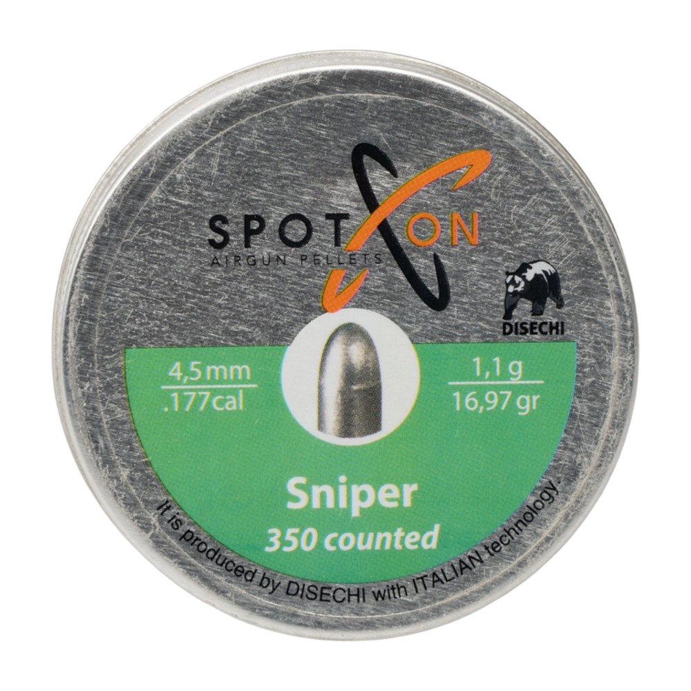 МП Пуля пневм. SPOTON Sniper 4,5 мм, 1,10 гр. (350 шт) (100 в упаковке) - фото 1