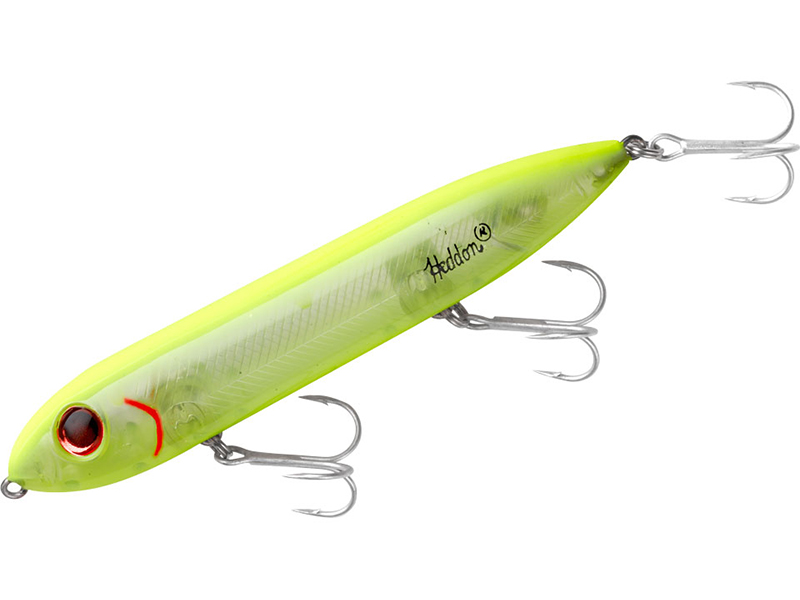 Воблер Heddon super spook chartreuse silver insert - фото 1