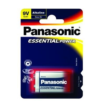 Батарейка Panasonic Essential Power 9V 6LR61 бл/1 - фото 1
