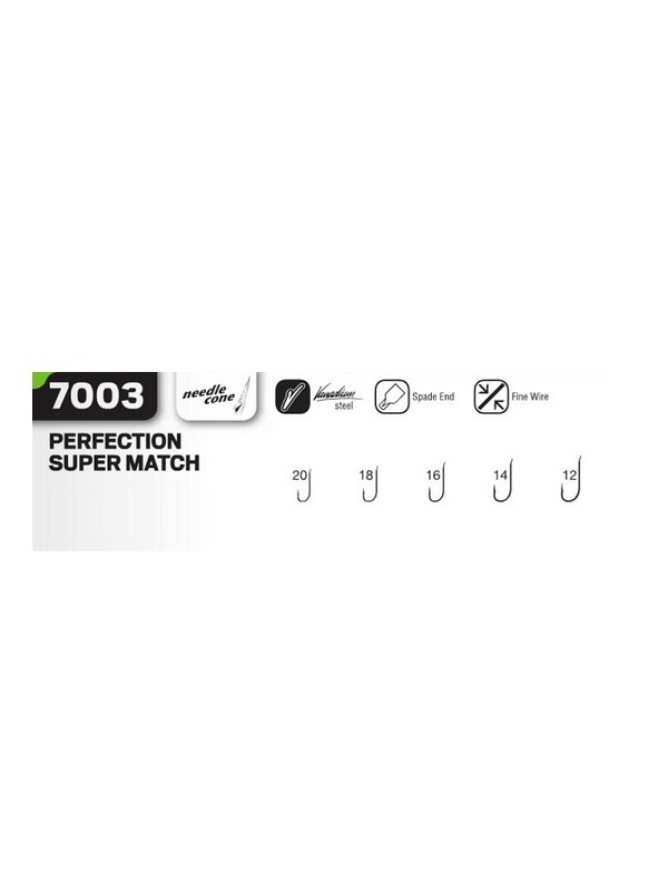 Крючки VMC Perfection 7003 BN H4 №12  - фото 1