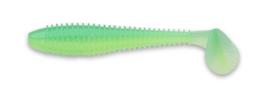 МП Приманка Keitech виброхвост Swing impact fat 4,3" EA11 Lime chartreuse glow - фото 1