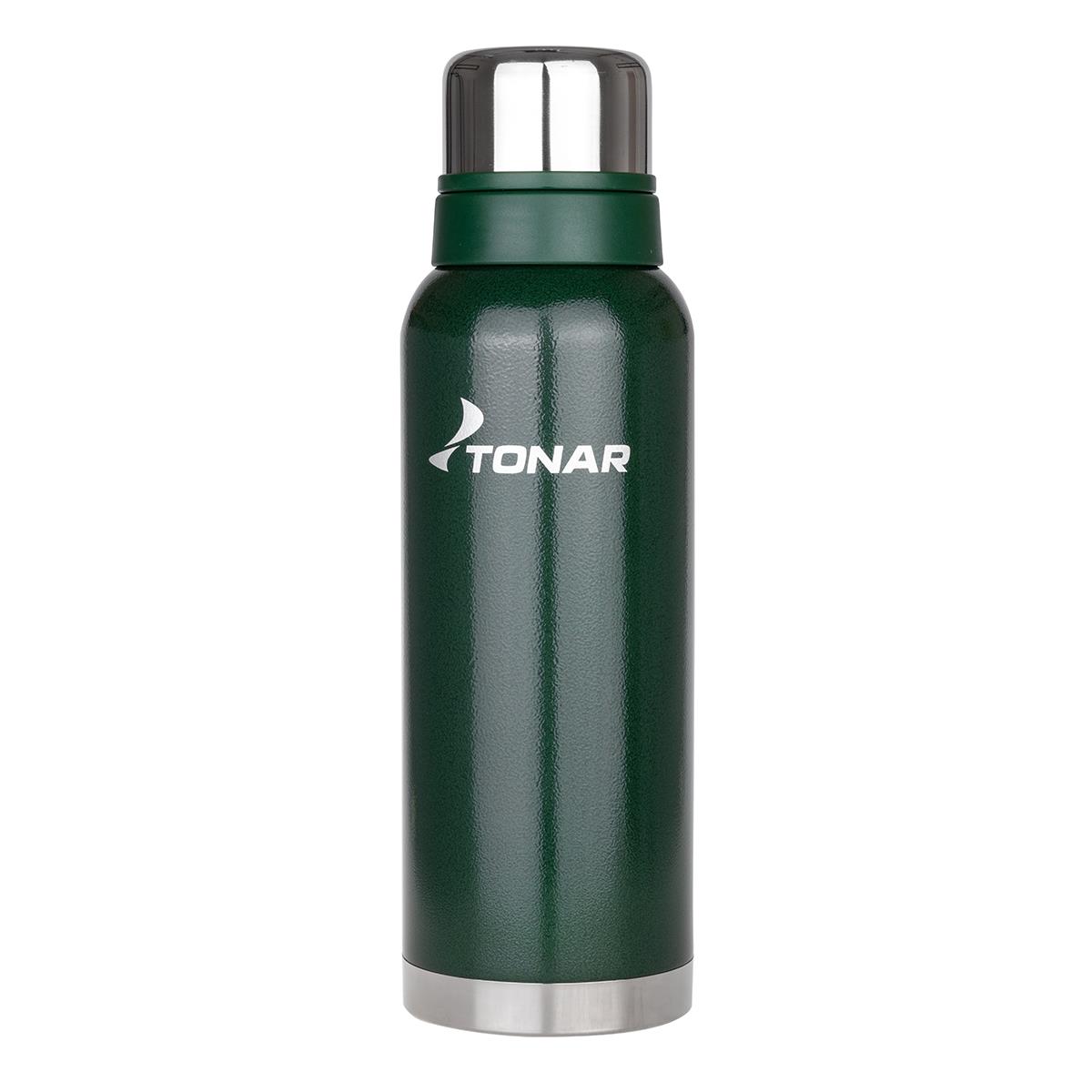 МП Термос (HS.TM-058-G) 1200ML с ситечком зеленый (2 крышки-кружки) TONAR - фото 1