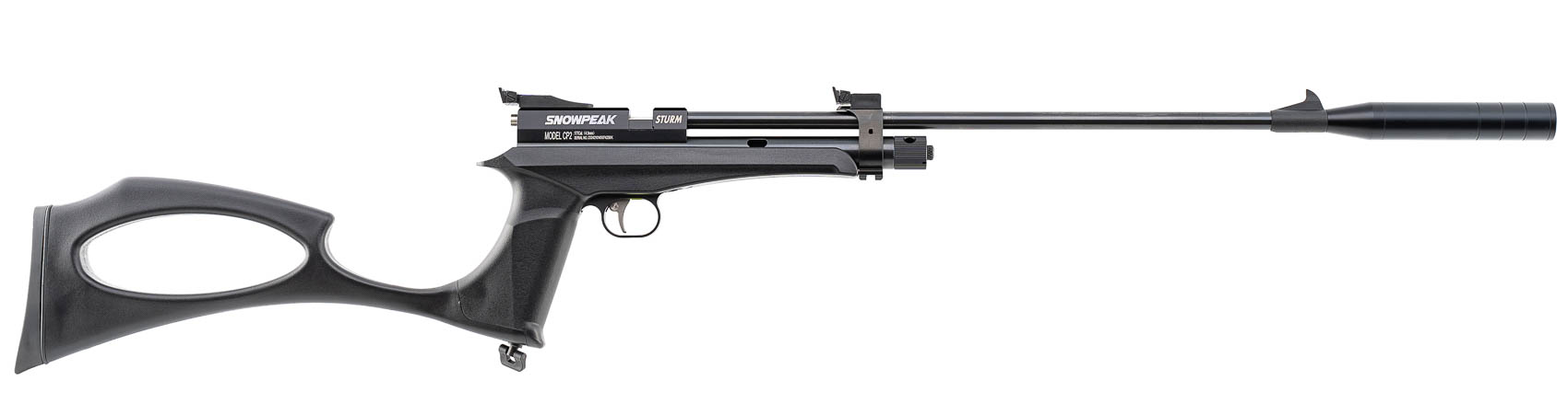 Винтовка Sturm Snowpeak CP2 Black к.4,5мм CO2 9-заряд+full spare set до 3Дж - фото 1