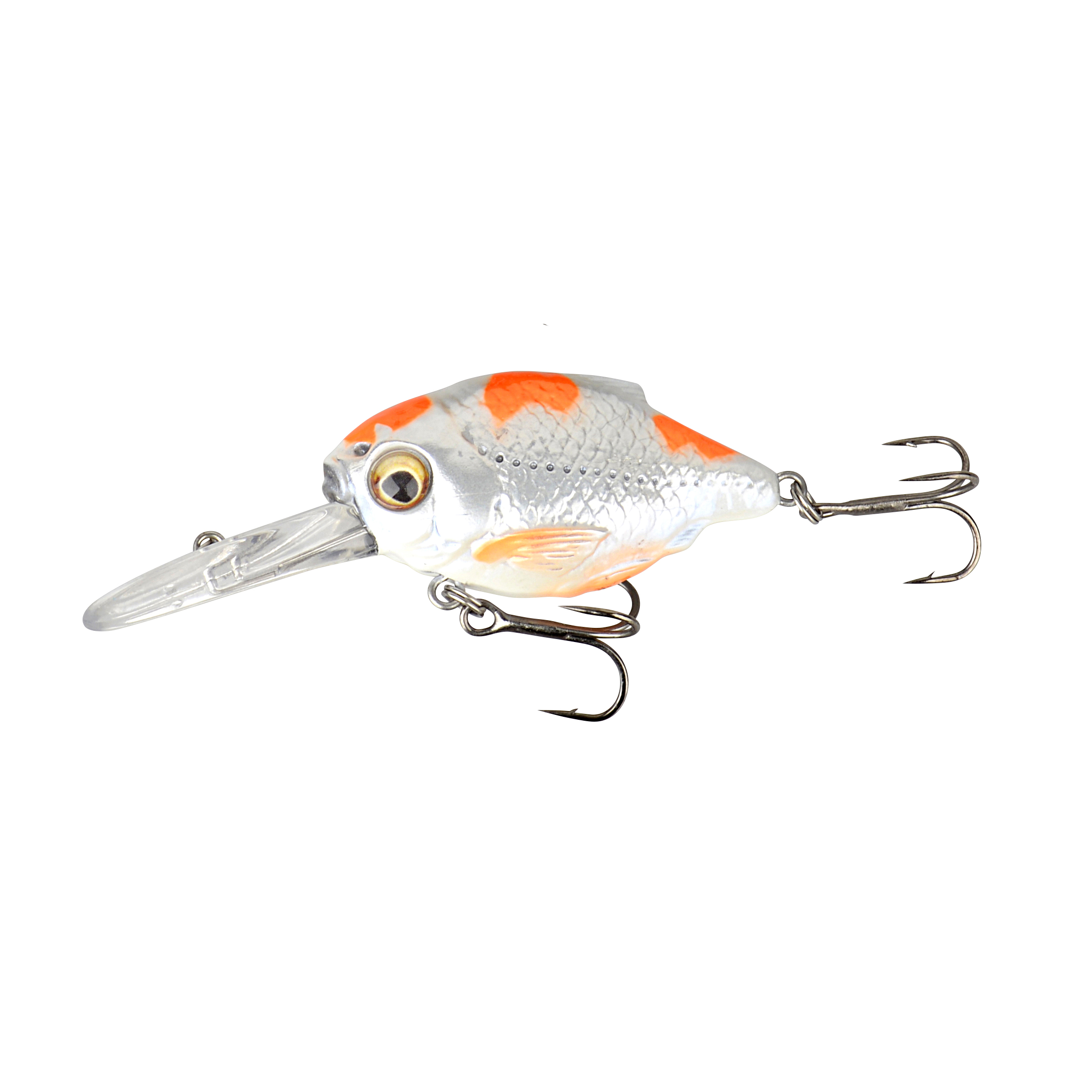 Воблер Savage Gear 3D Crucian Crank 3.4см 3гр F SR 03-Pearl white silver - фото 1