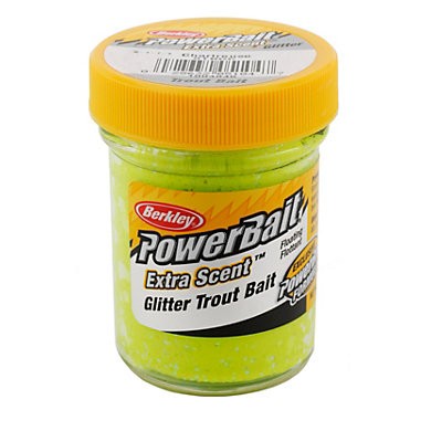 Паста Berkley Powerbait select glitter trout bait 50гр Chartreuse - фото 1