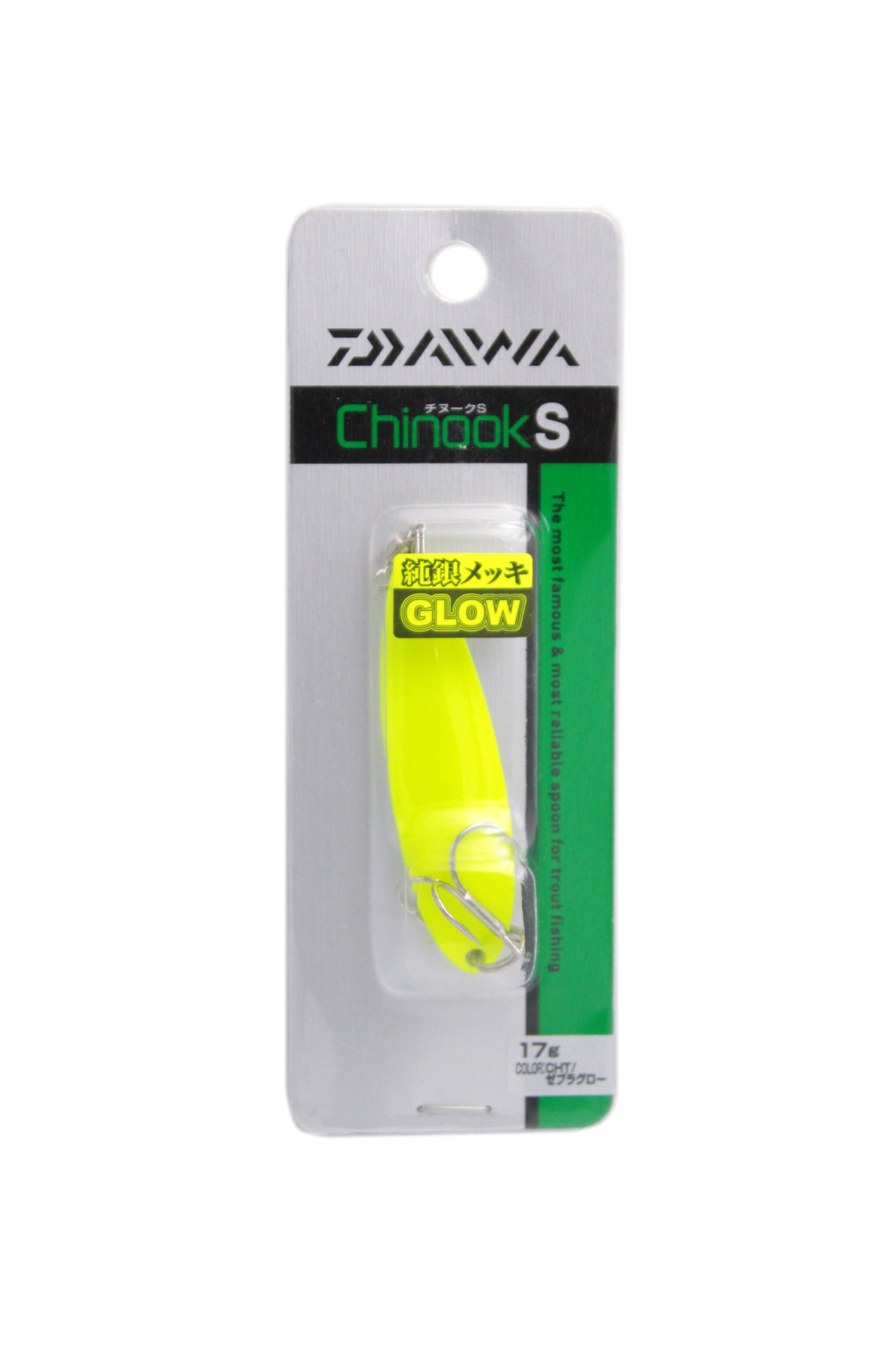 Блесна Daiwa Chinook S 17гр cht zebra glow - фото 1