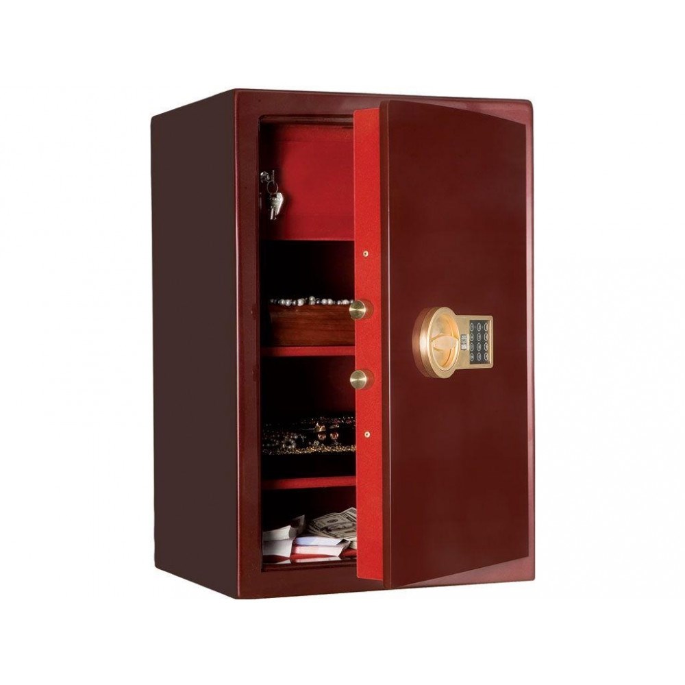 Сейф Промет Gold Карат ASK-90T.EL вишня - фото 1