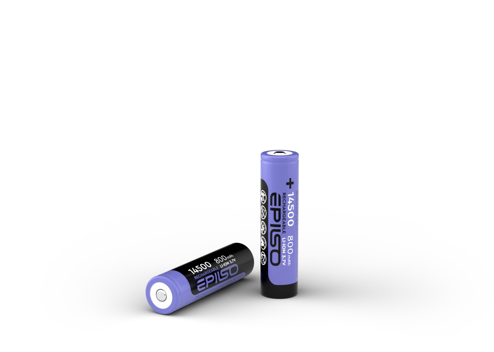 Аккумулятор Epilso 14500 800mAh 3,7V 1pcs/bulk без защиты - фото 1