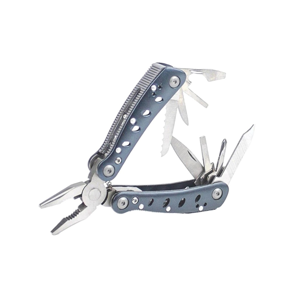 Мультитул Ganzo G2019S 10 в 1 серебристый мини - фото 1