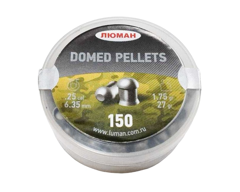 Пульки Люман Domed pellets 6,35мм 1,75гр 150шт - фото 1