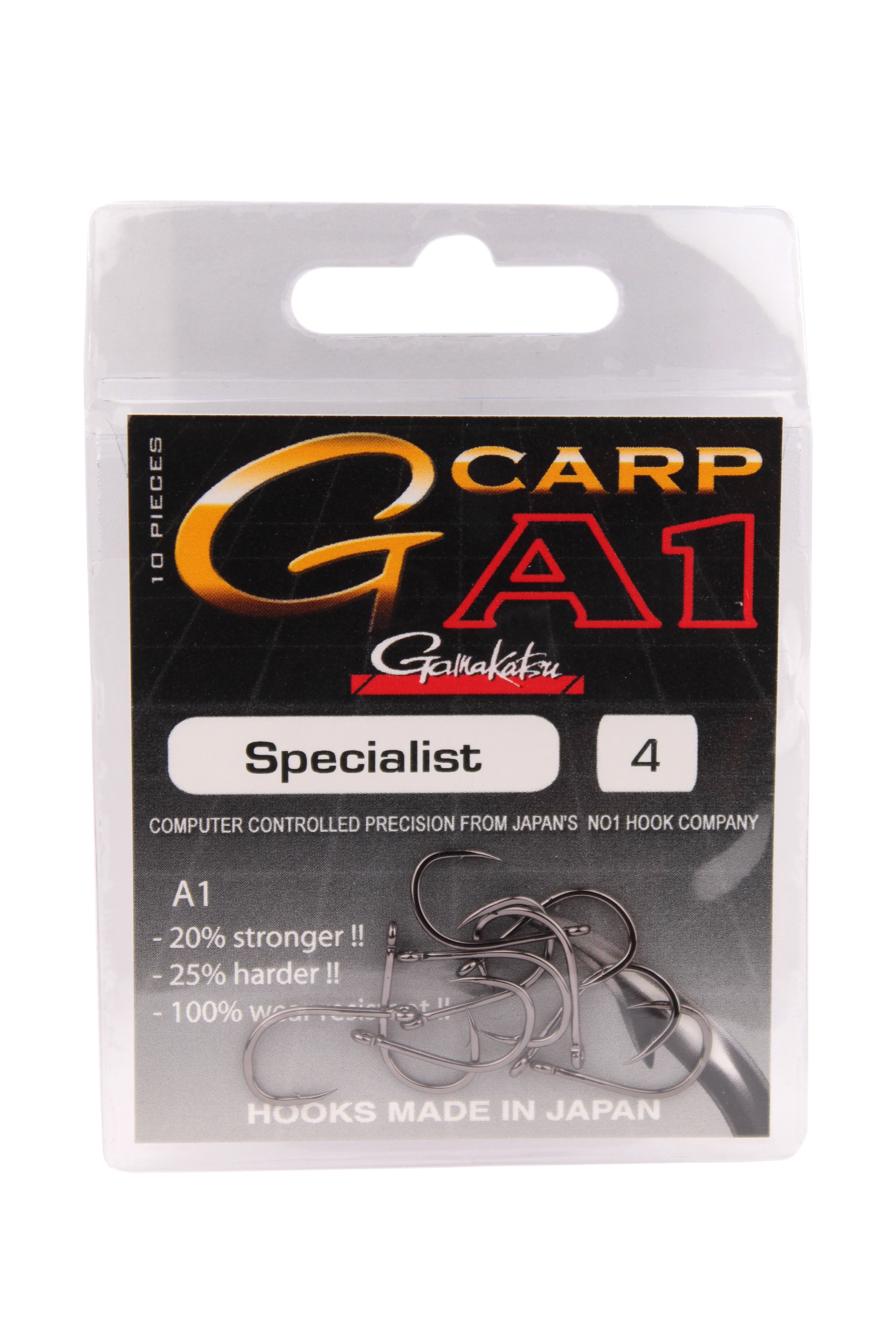 Крючок Gamakatsu A1 G-Carp Specialist Hook №4 уп.10шт