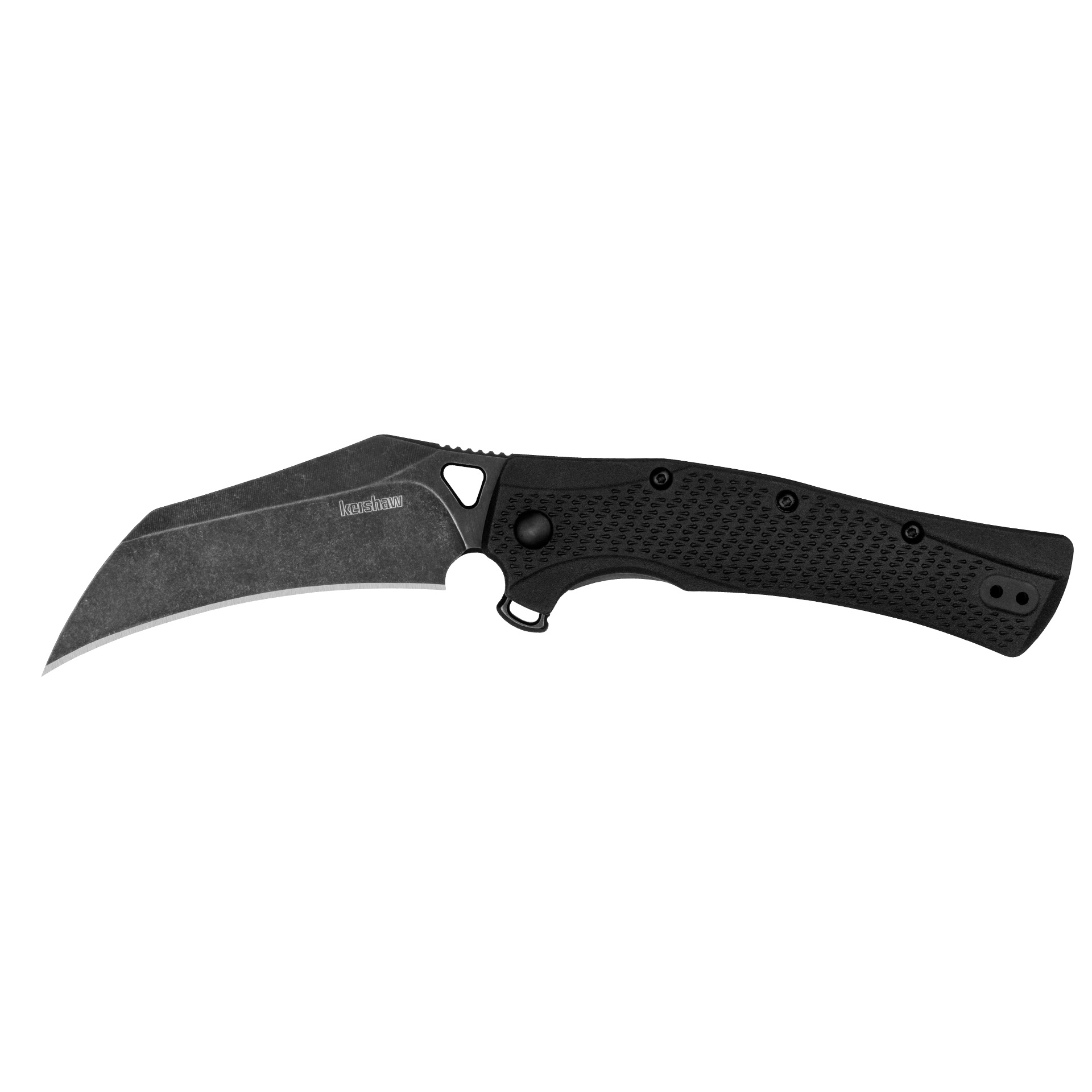 Нож Kershaw K1423 Dawnstar складной черный нейлоновая рукоять сталь 8Cr13MoV Bla - фото 1