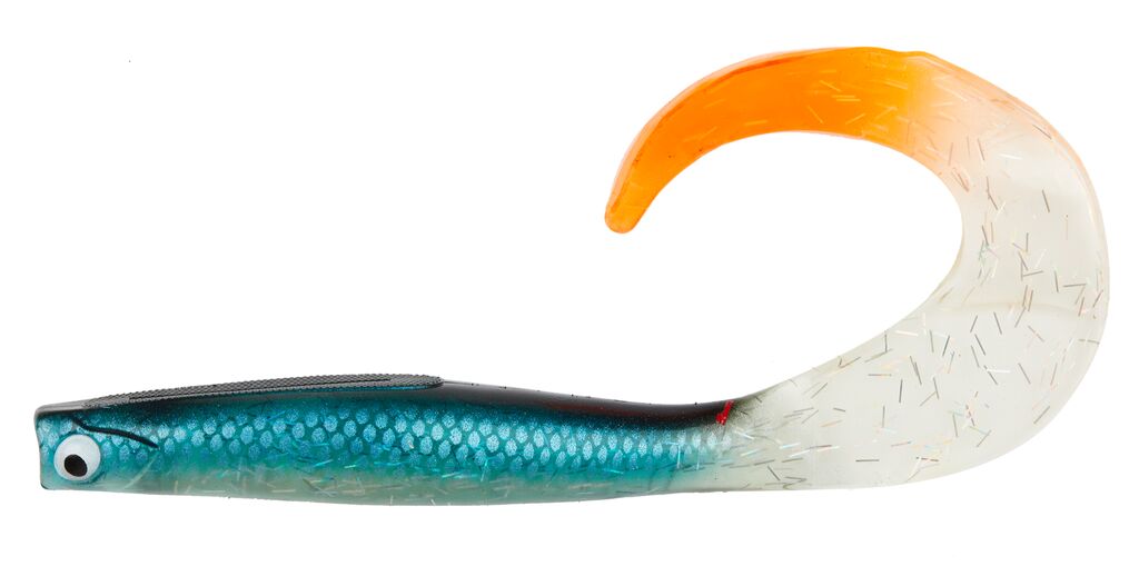 Приманка Lucky John твистер 3D BBS Series kubira fire tail 7,0in 17,50 PG44 1шт - фото 1