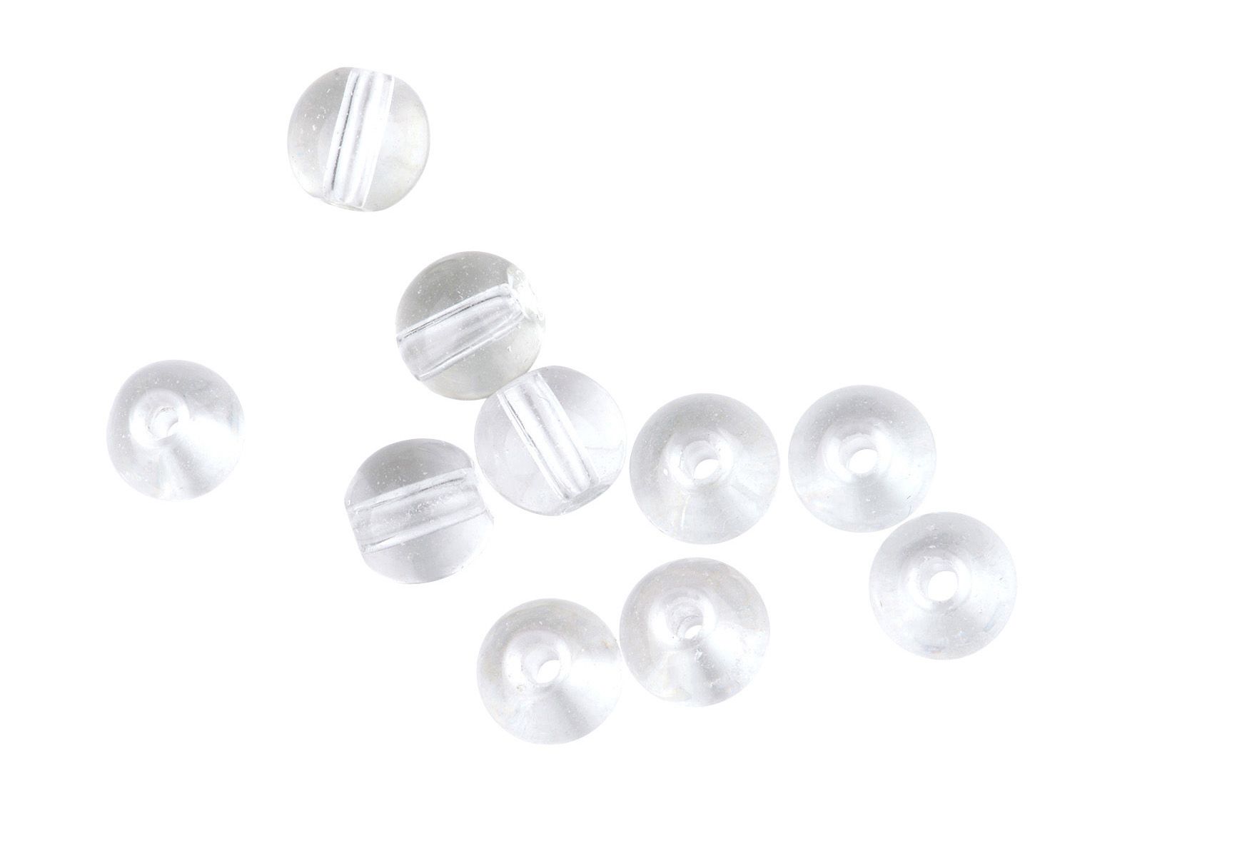 Бусина SPRO Round Glass Beads Clear Diamond 8мм - фото 1