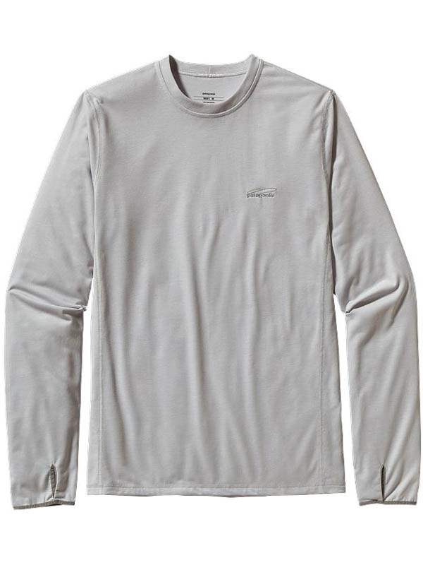 Футболка Patagonia tropic comfort crew II tailored grey - фото 1