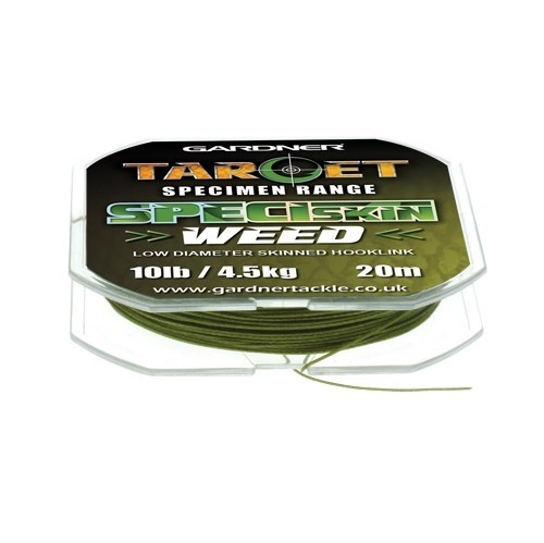 Поводочный материал Gardner Target speciskin weed green 10lb - фото 1