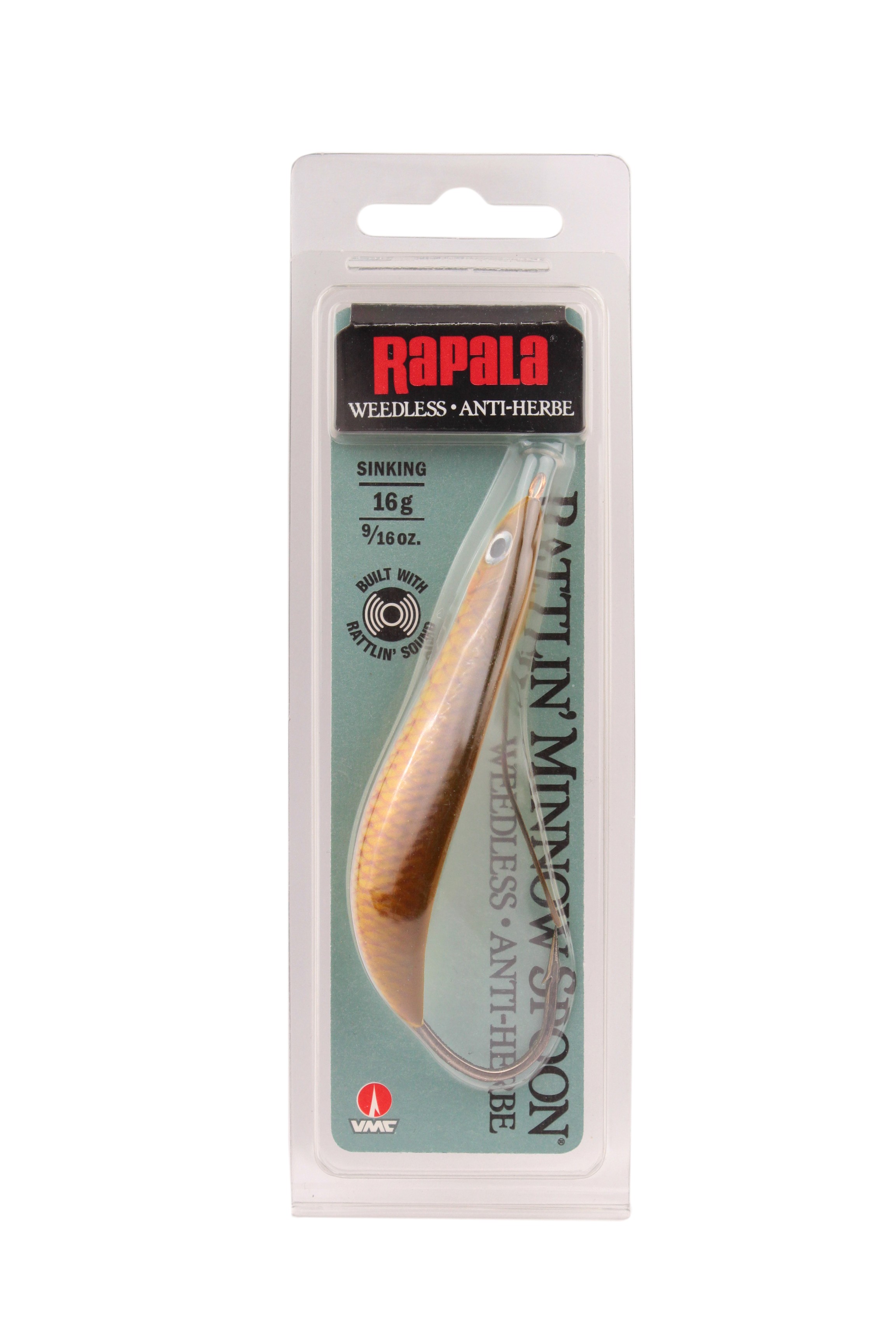 Блесна Rapala Rattlin Minnow spoon RMSR08-JP - фото 1