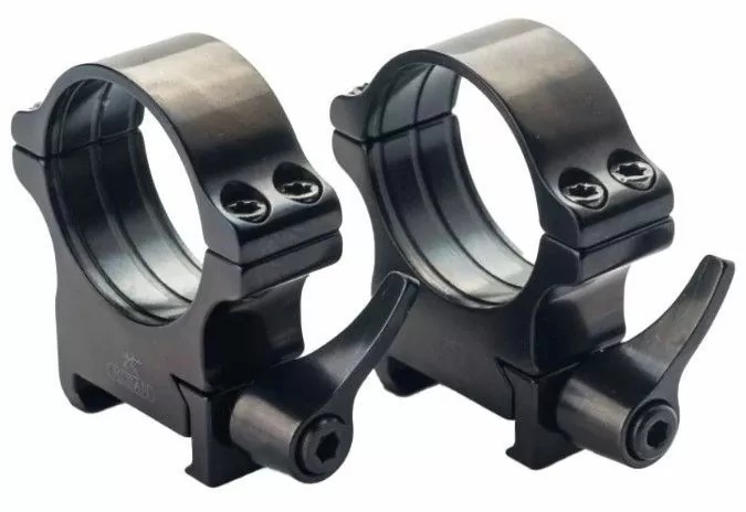 Кольца Rusan быстросъемные Picatinny на 34мм H18 рычажные 050P-34-18-R - фото 1