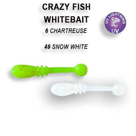 Приманка Crazy Fish Whitebait 16-20-6-6 16-20-49-6 - фото 1