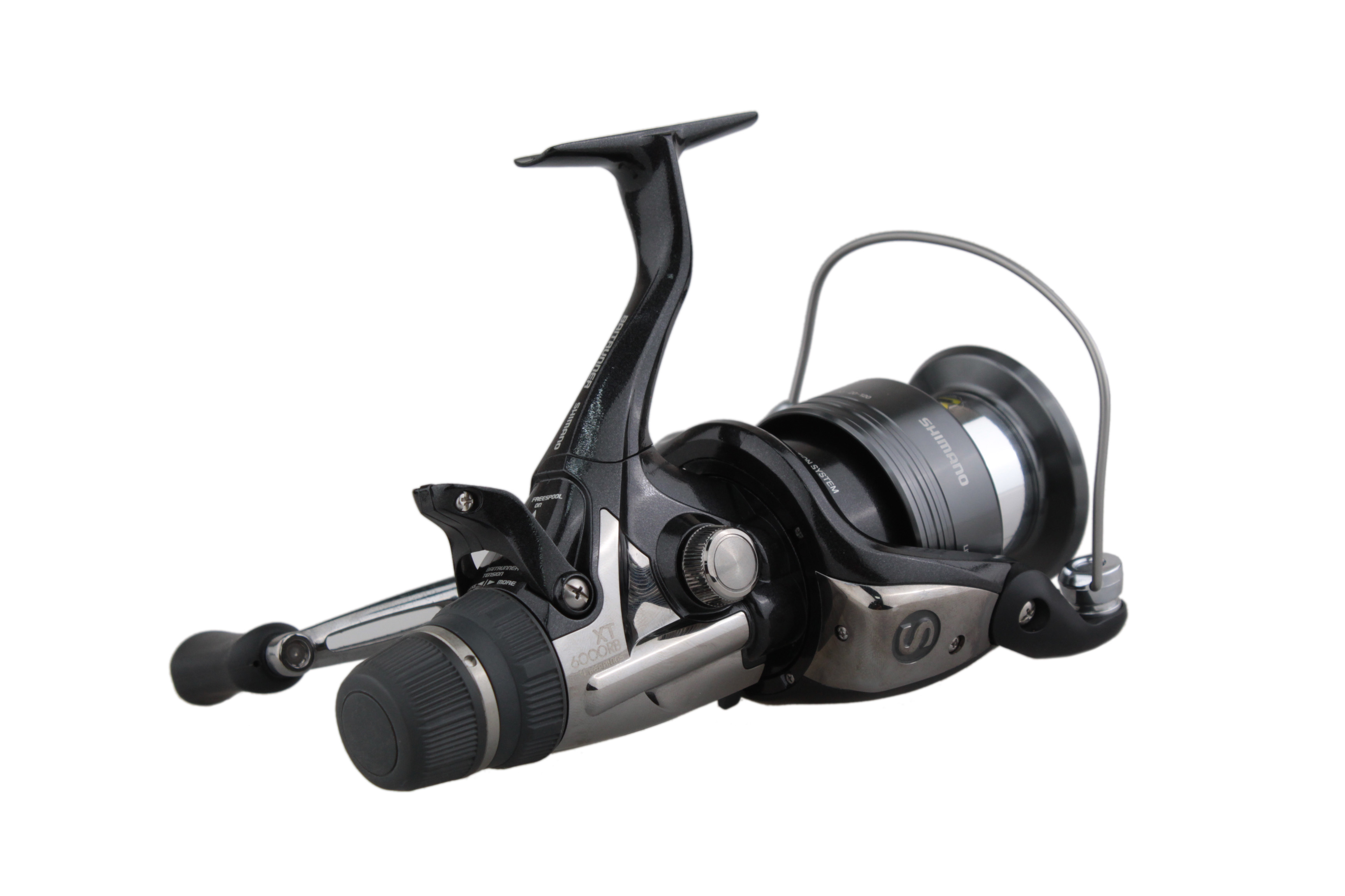 Moulinet Shimano Baitrunner XT RB – Pour Pêche, 4 Roulements Acier, Ratio 4.6:1, Capacité 0.30-320 M