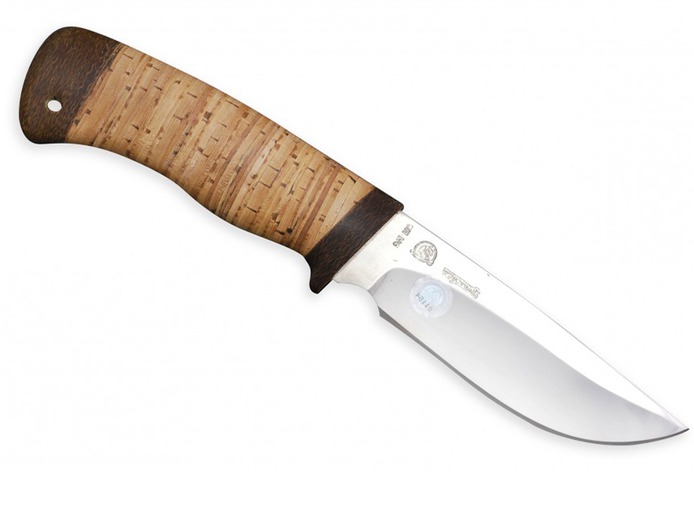 Нож Росоружие Сталкер-2 сталь 110х18 береста рис - фото 1