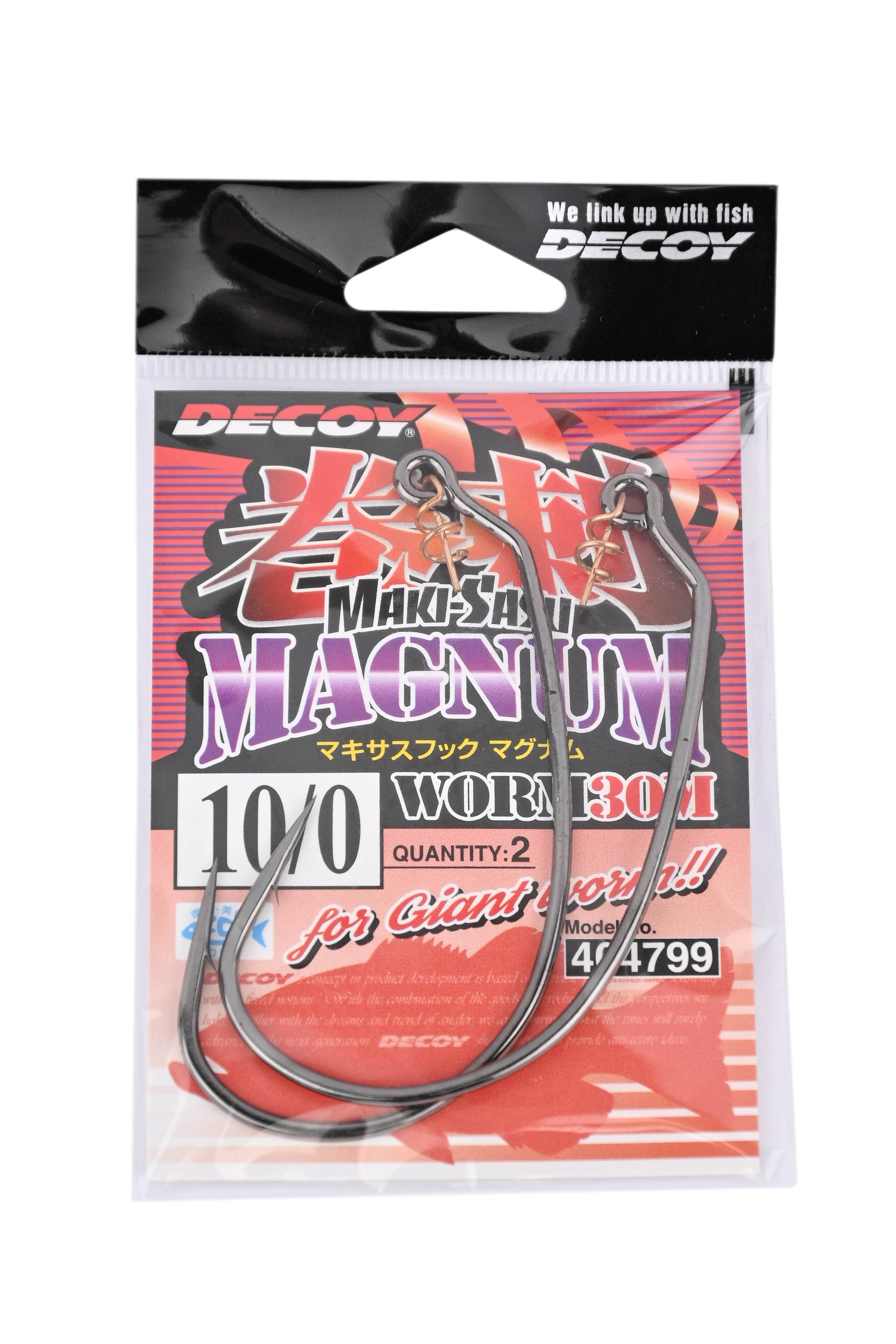 МП Крючок Decoy Worm 30M maki-sasu hook magnum №10/0 - фото 1