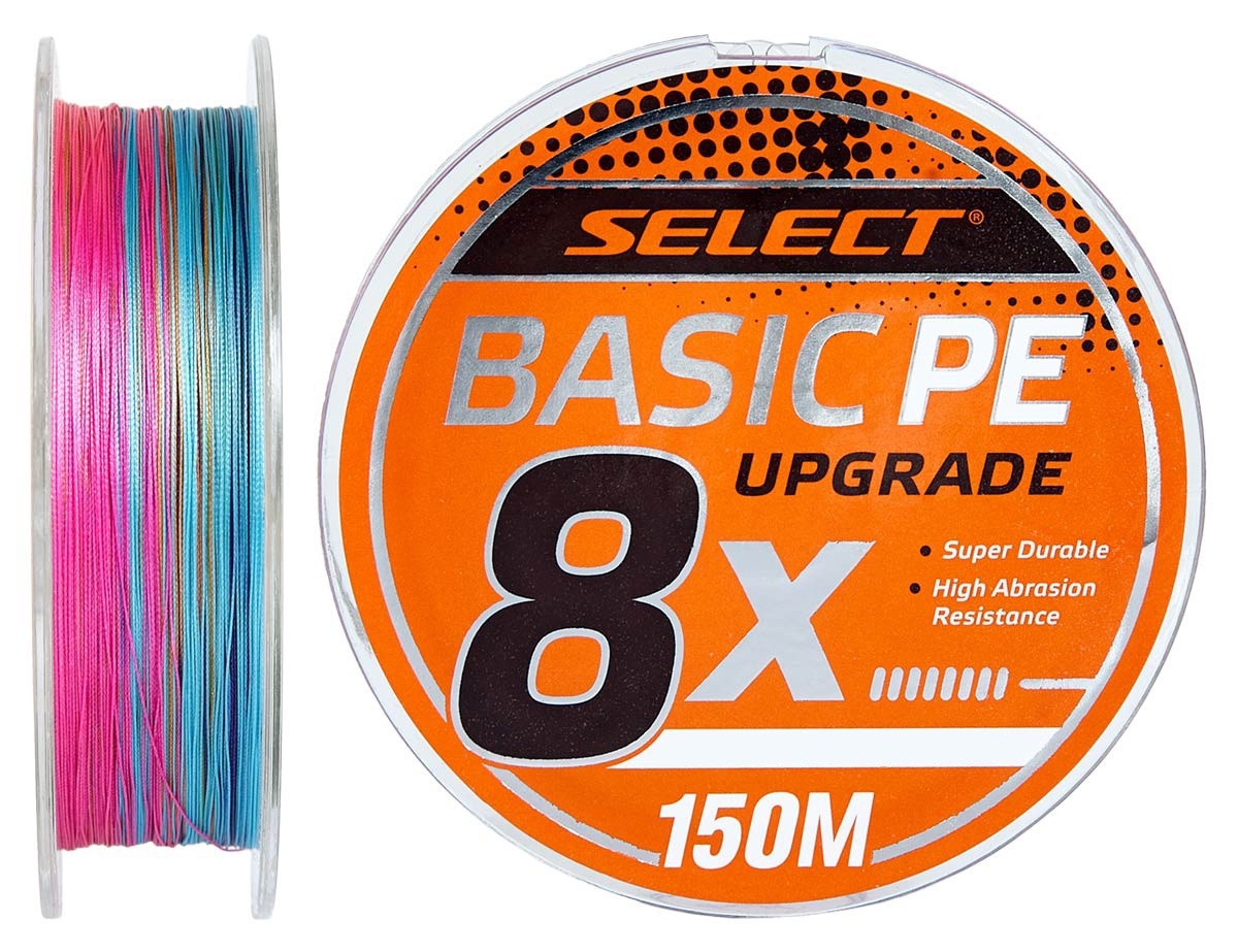 Шнур Select Basic PE X8 0,6 150м 12lb 5,5кг multicolor - фото 1