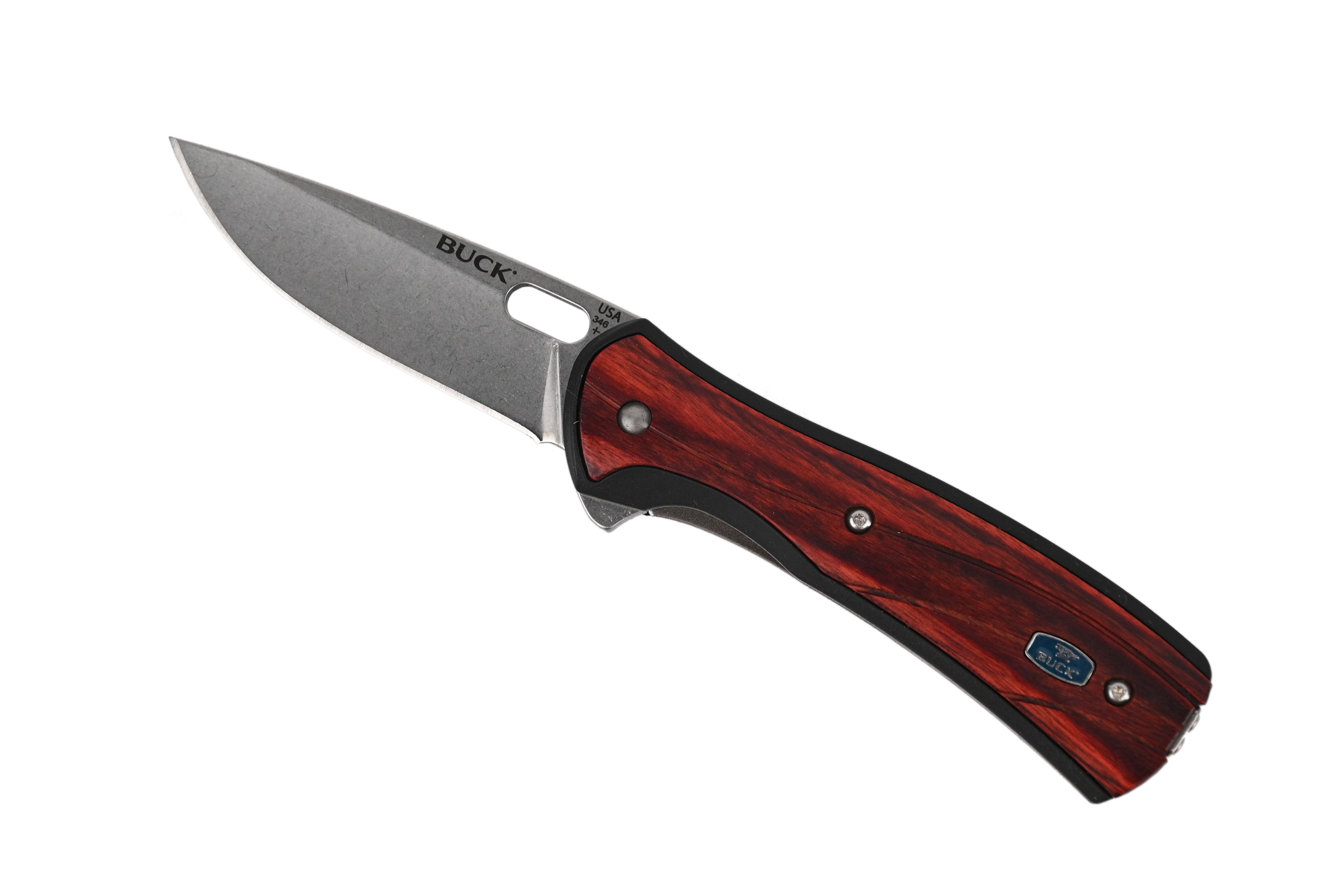 Нож Buck Vantage Avid Rosewood складной сталь 420НС рукоять древесный пластик