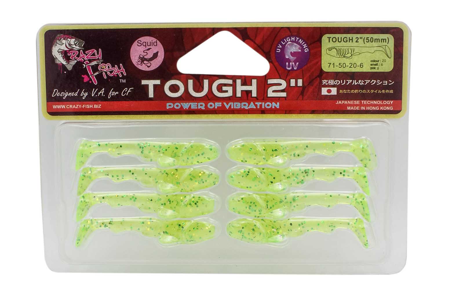Приманка Crazy Fish Tough 2'' 71-50-20-6