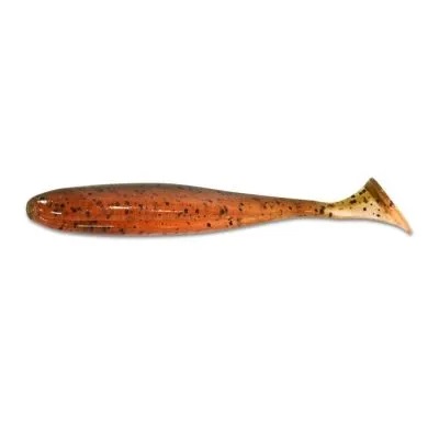 Приманка Keitech 5" Easy Shiner - Green Pumpkin / Fire - фото 1
