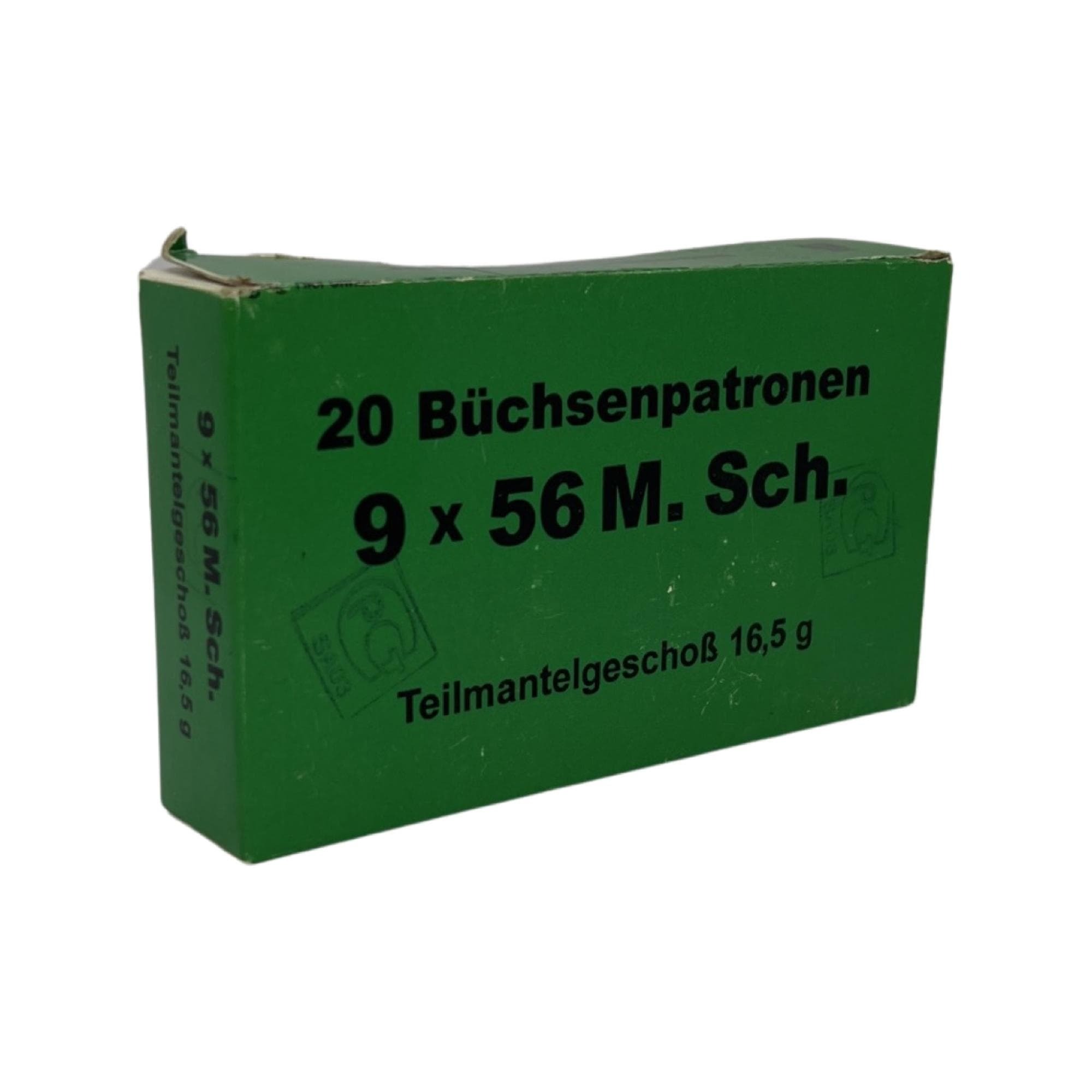 Патрон 9x56мм Schonauer 16,5 гр - фото 1
