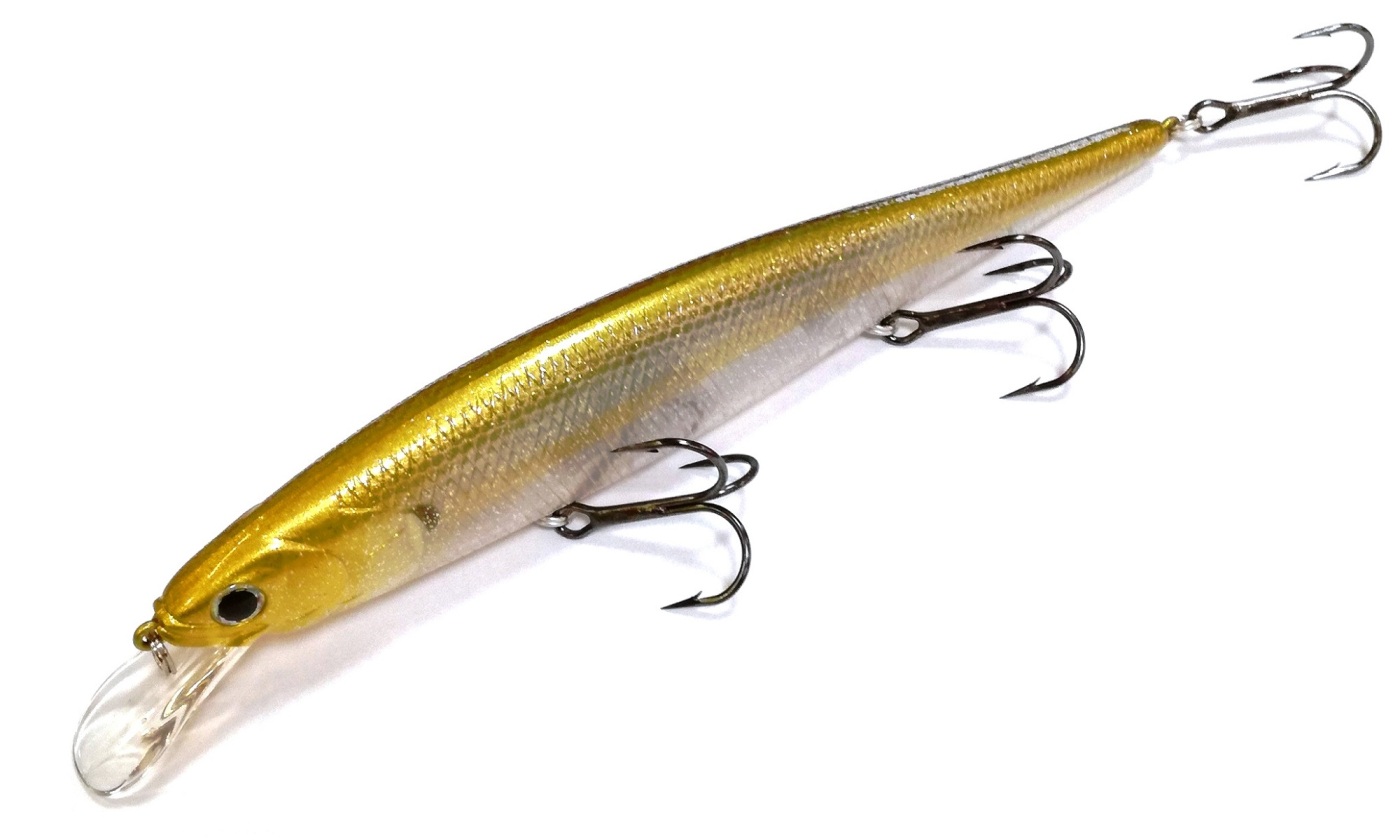 Воблер Lucky Craft Pointer 158 SP 179 Flake Flake Golden Sexy Minnow - фото 1