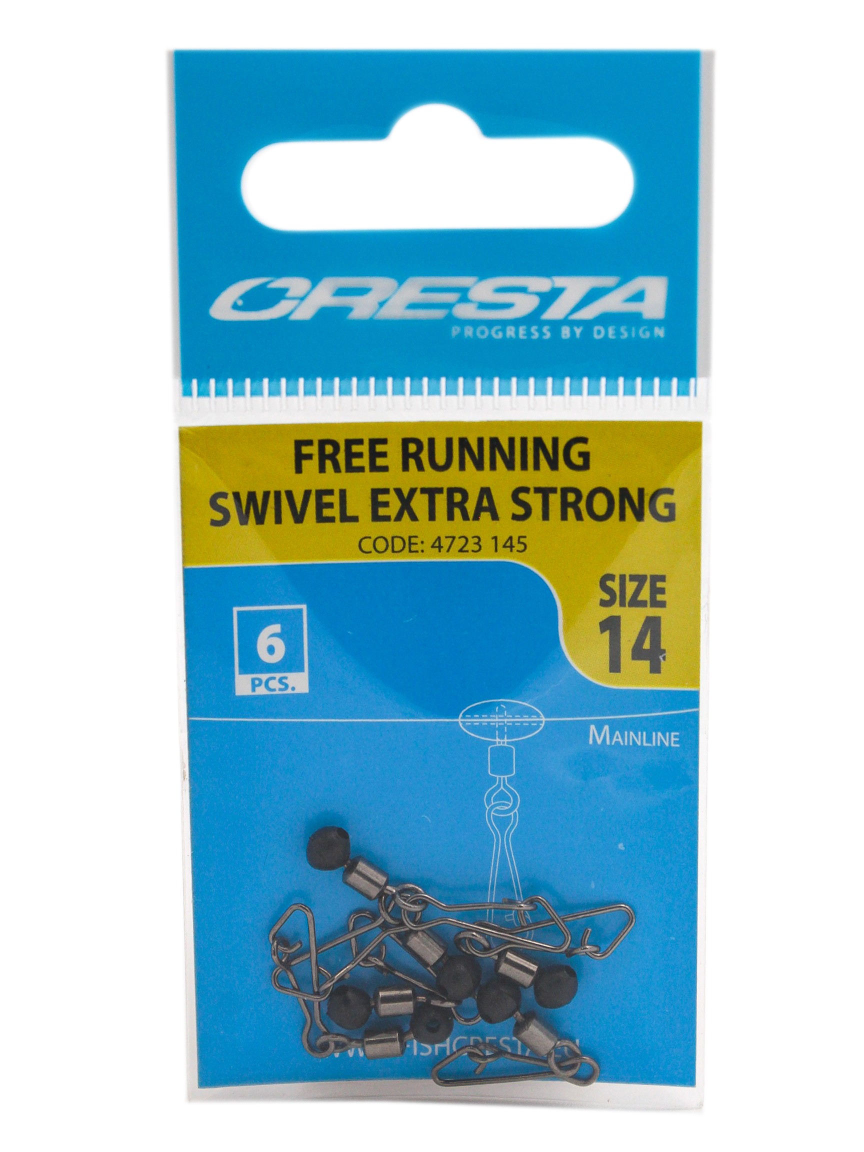 Вертлюг SPRO с карабином free running swivel extra strong №14 - фото 1