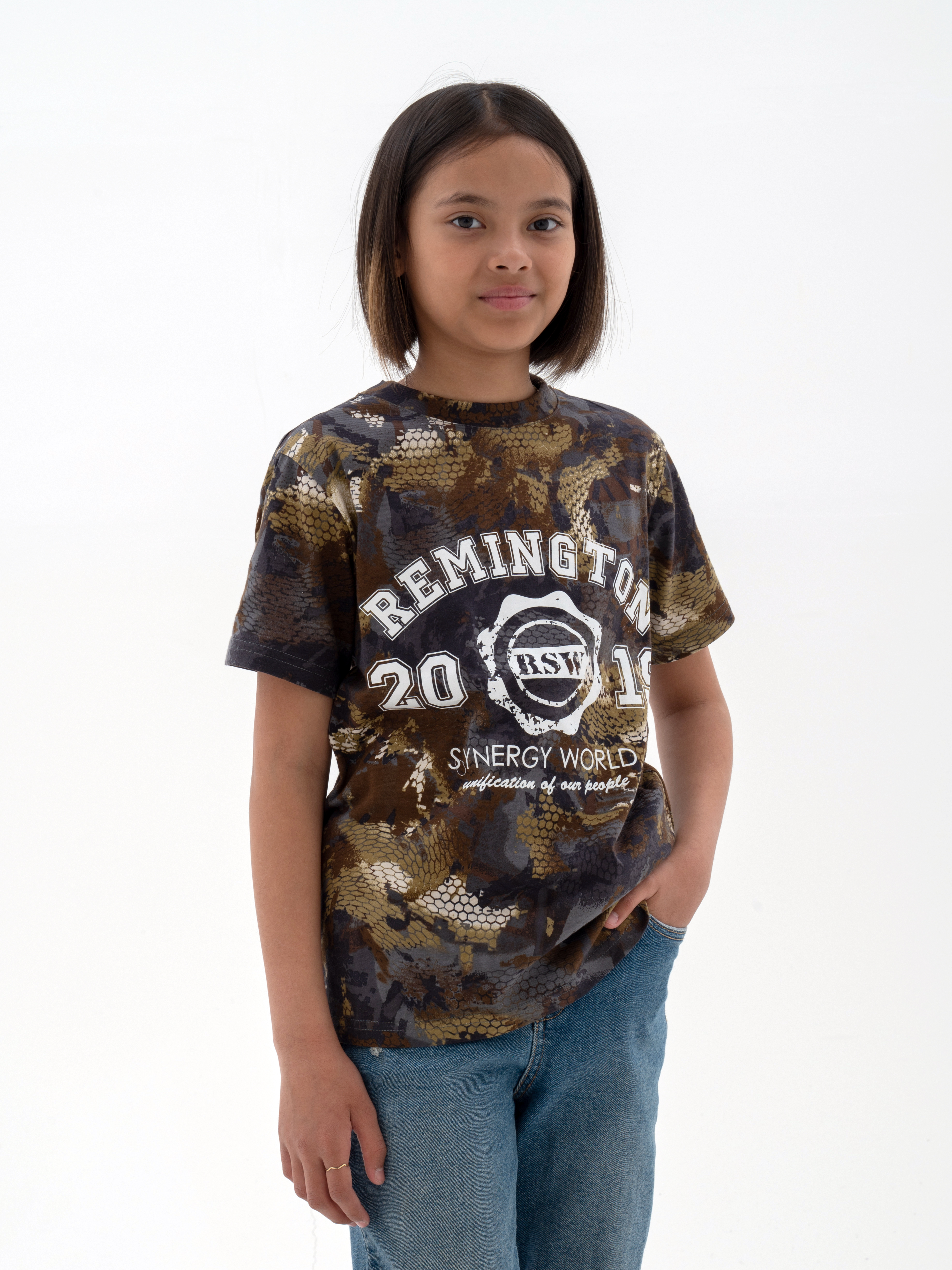 Футболка Remington Pathfinder unisex women and children timber - фото 1