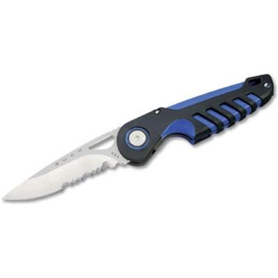 Нож Buck NXT I-TS 281 складной клинок 7 см серрейтор синий - фото 1