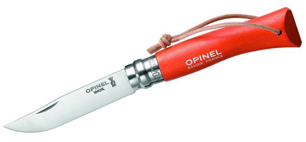 Нож Opinel 7 Trekking складной 8см нержавеющая сталь оранжевый - фото 1
