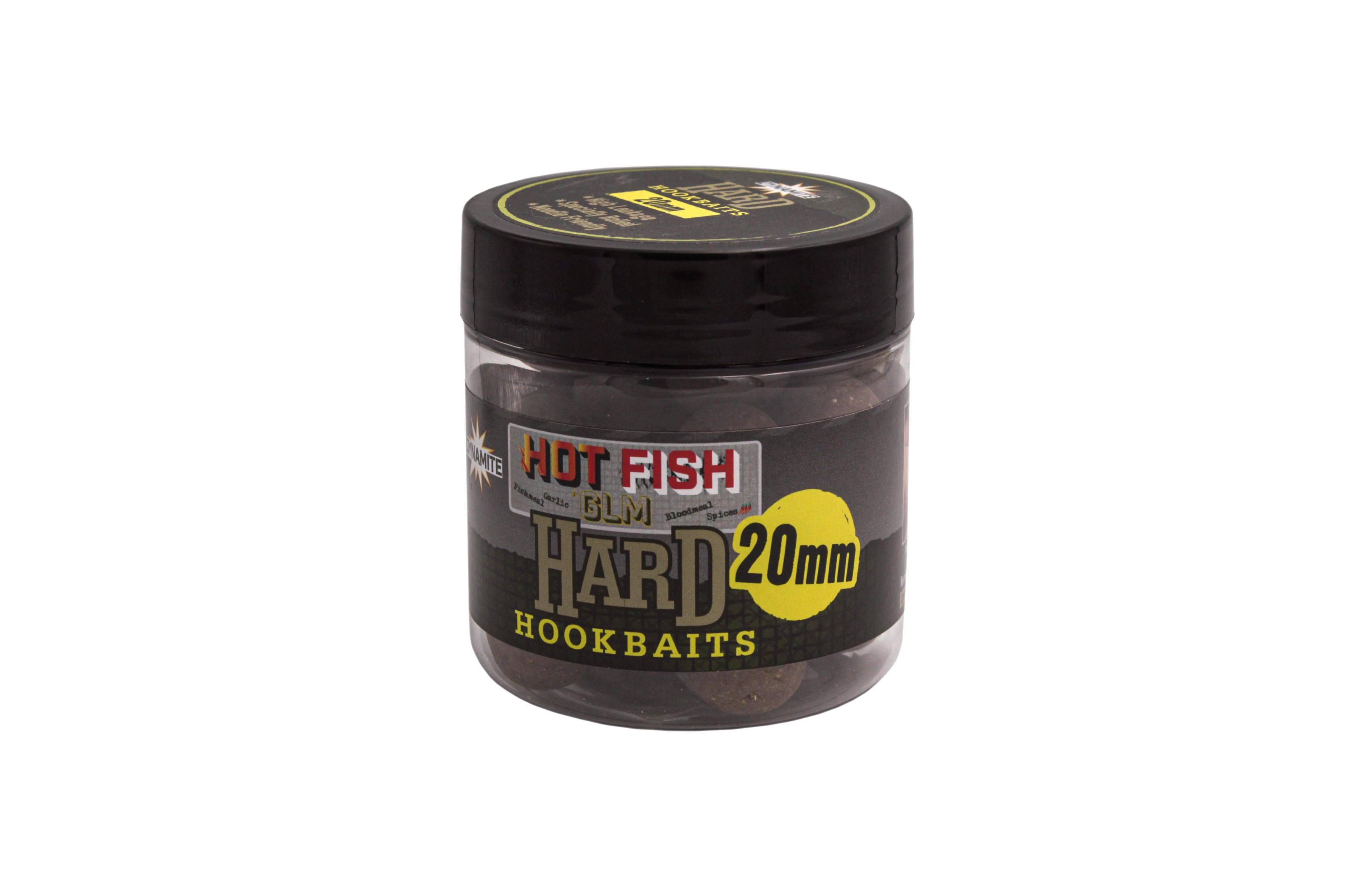 Бойлы Dynamite Baits Hard Hook Hot fish & GLM 20мм - фото 1