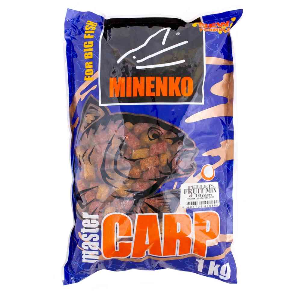 Пеллетс MINENKO Master carp fruit mix 10мм Com - фото 1