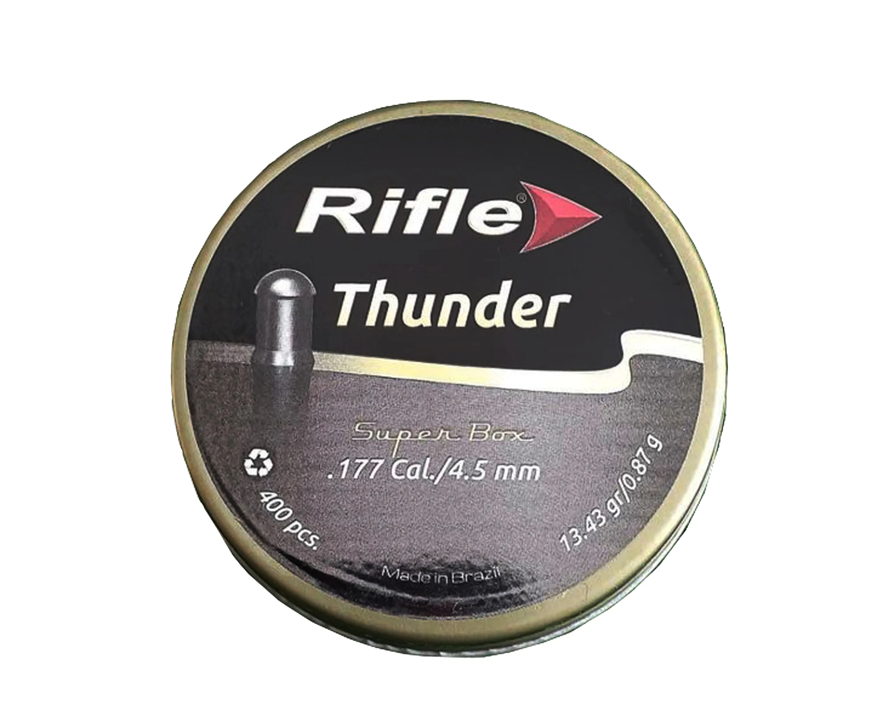 Пульки RIFLE Thunder 4,5 мм 0,87гр 400 шт - фото 1