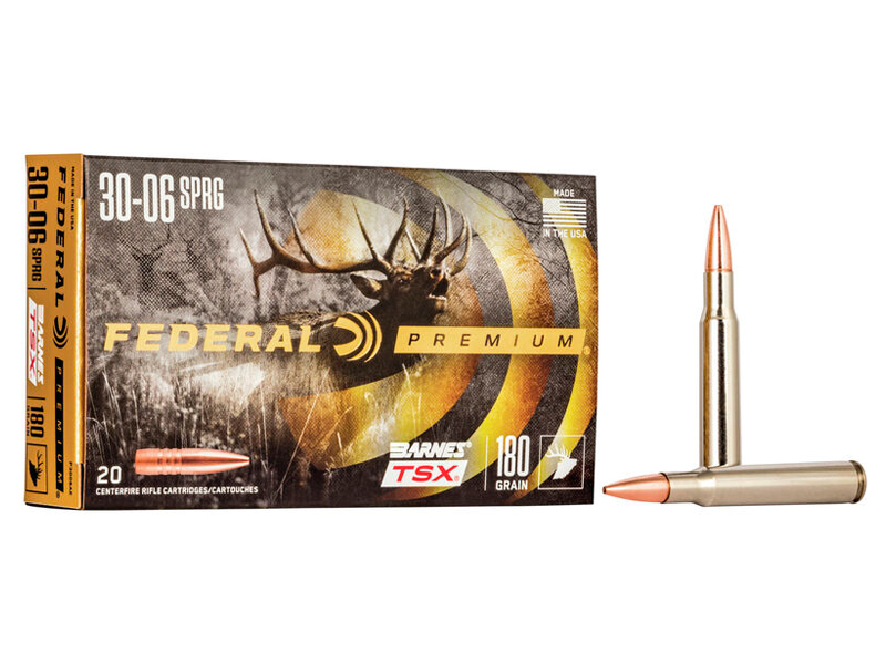 МП Патрон Federal Premium кал. .30-06 Springfield Barnes TSX (180 grain / 11,7 - фото 1